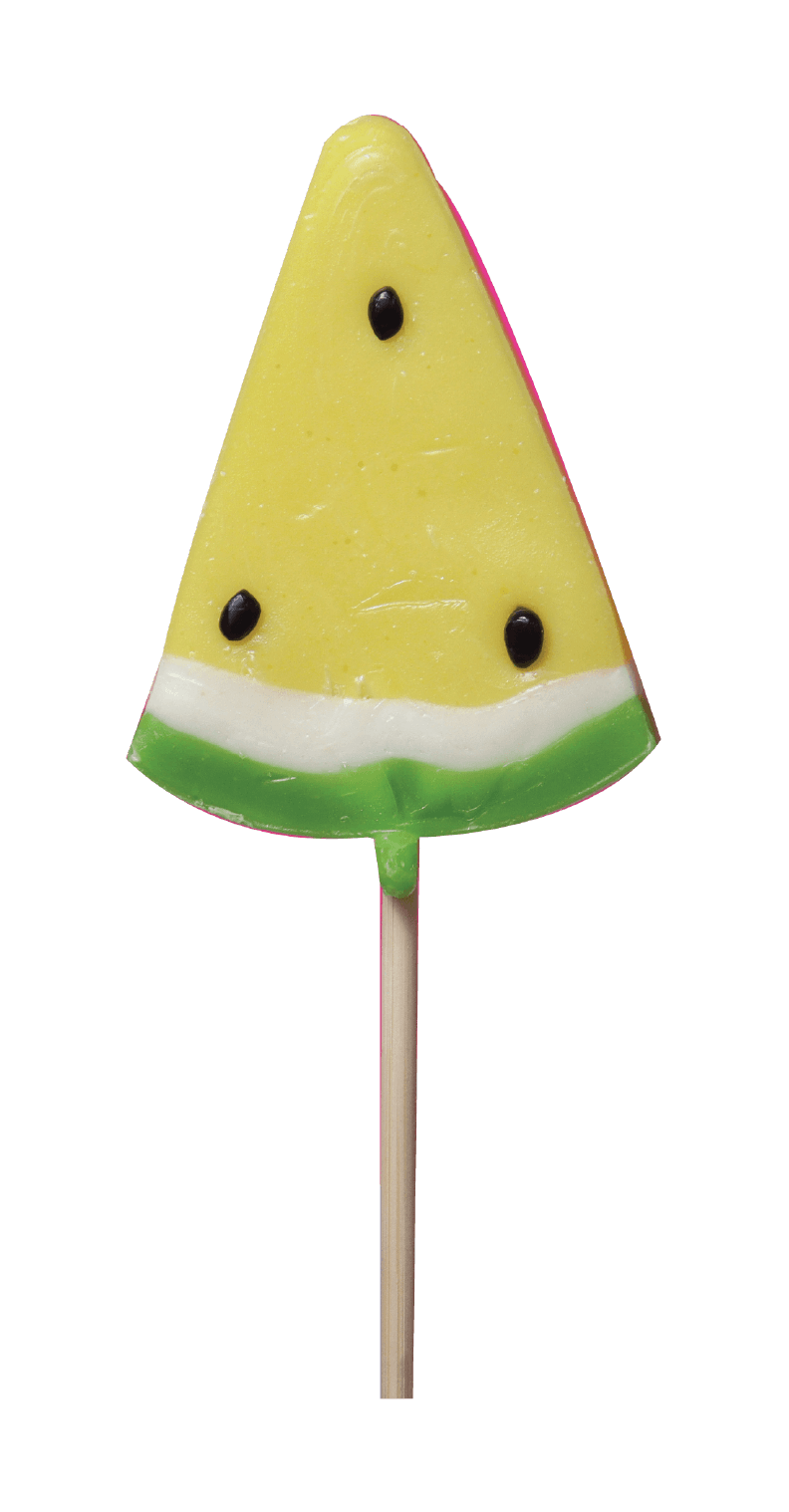 Yellow Melon Lolly Candies 18 pcs Party Pack | Zubi International