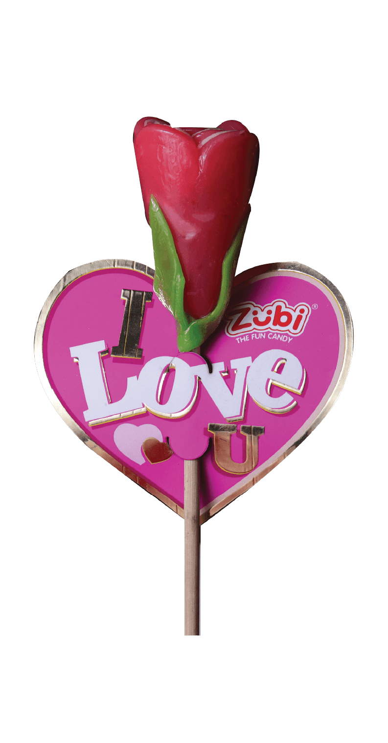 Rose Colours Lollies - 18 pcs Party Pack | Zubi International