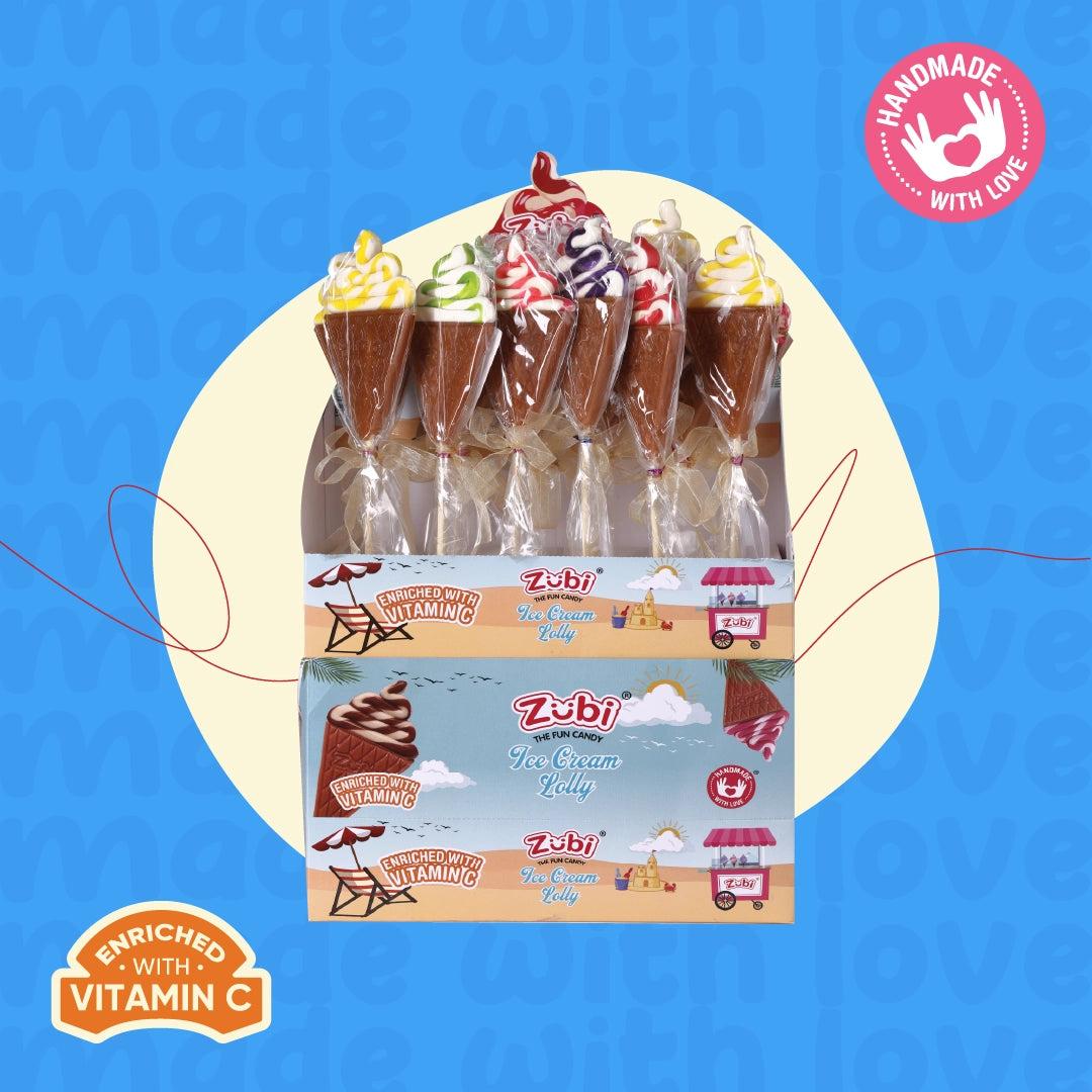 Ice Cream Lolly Candies - 18 pcs Part Pack | Zubi International